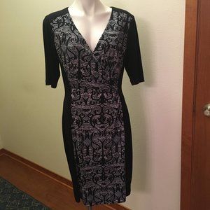 Connected Apparel black and white dress